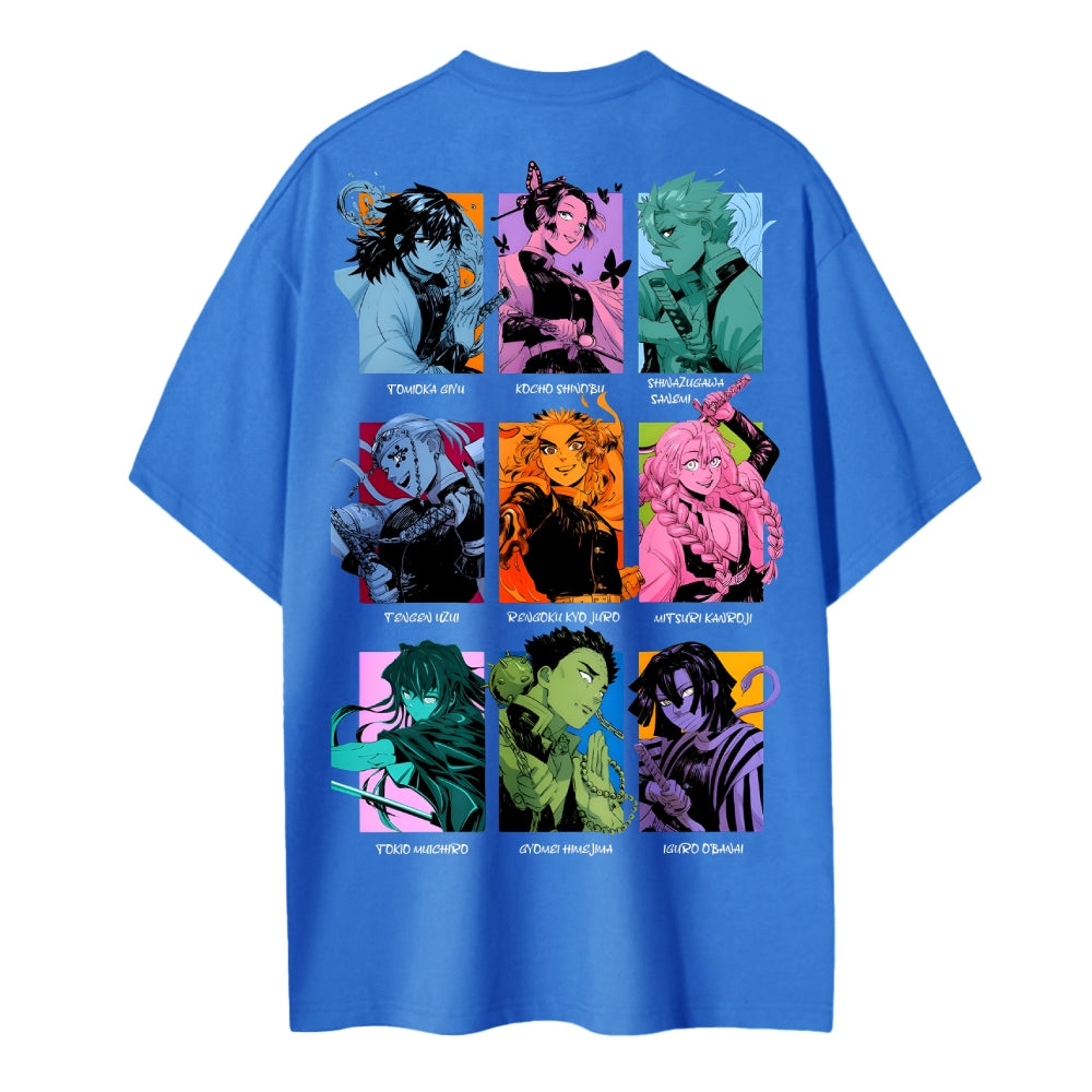 Demon Slayer Cotton Unisex Round Neck Anime T-shirt