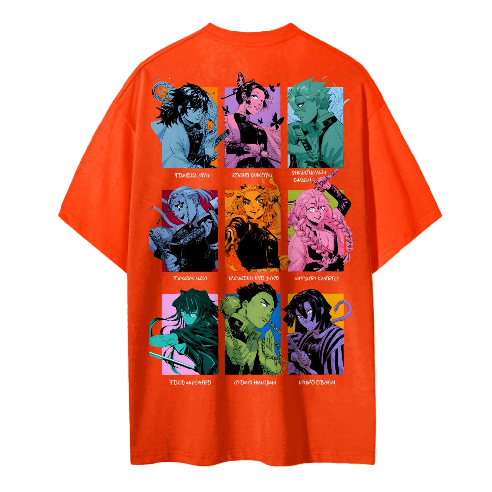 Demon Slayer Cotton Unisex Round Neck Anime T-shirt