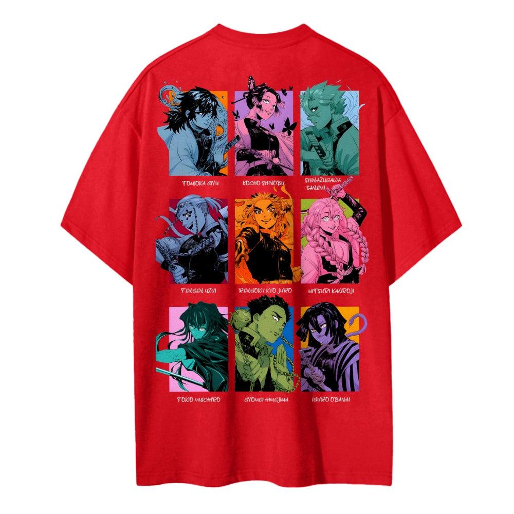 Demon Slayer Cotton Unisex Round Neck Anime T-shirt
