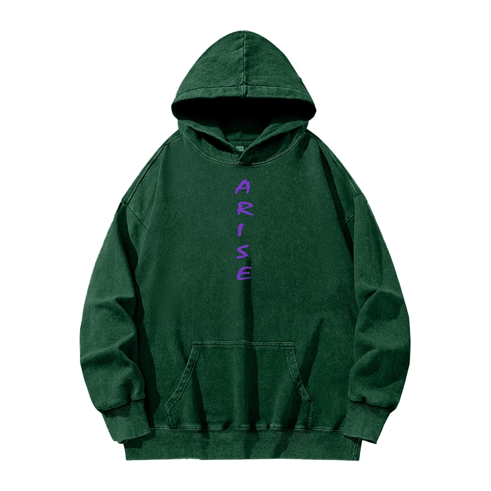 Casual Washed Hoodie ARISE