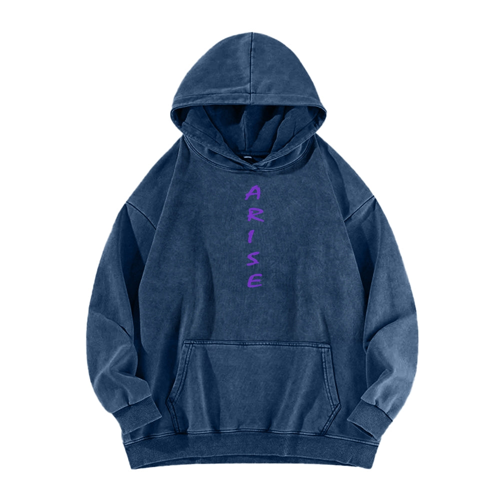 Casual Washed Hoodie ARISE