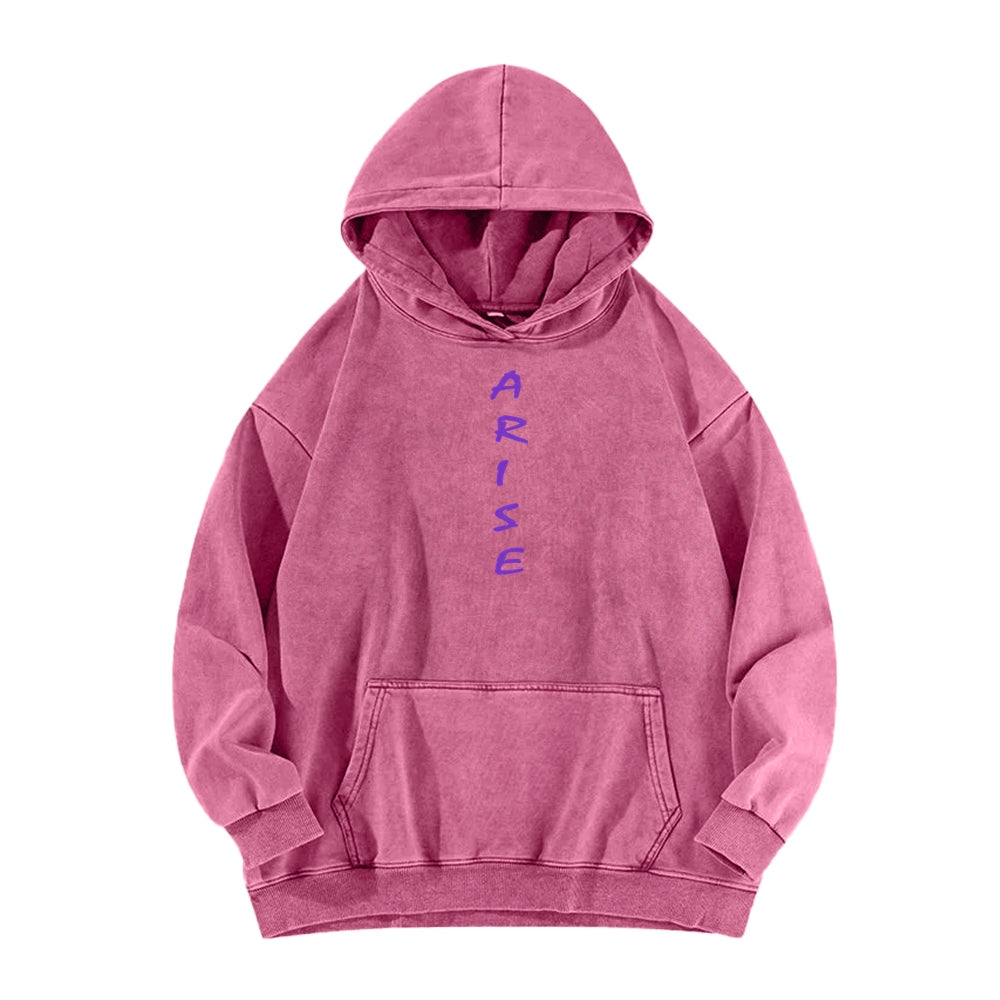 Casual Washed Hoodie ARISE