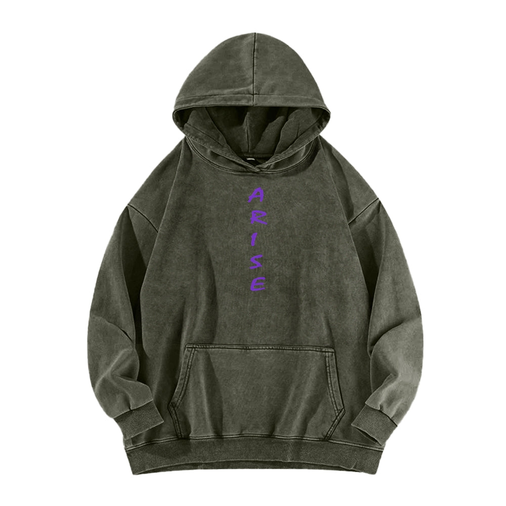 Casual Washed Hoodie ARISE