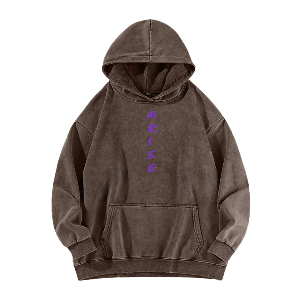 Casual Washed Hoodie ARISE