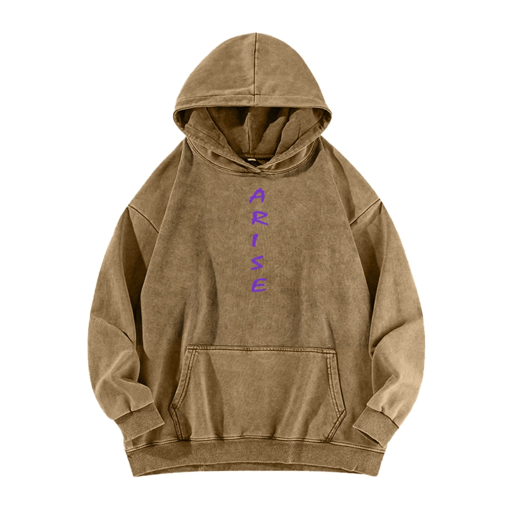 Casual Washed Hoodie ARISE