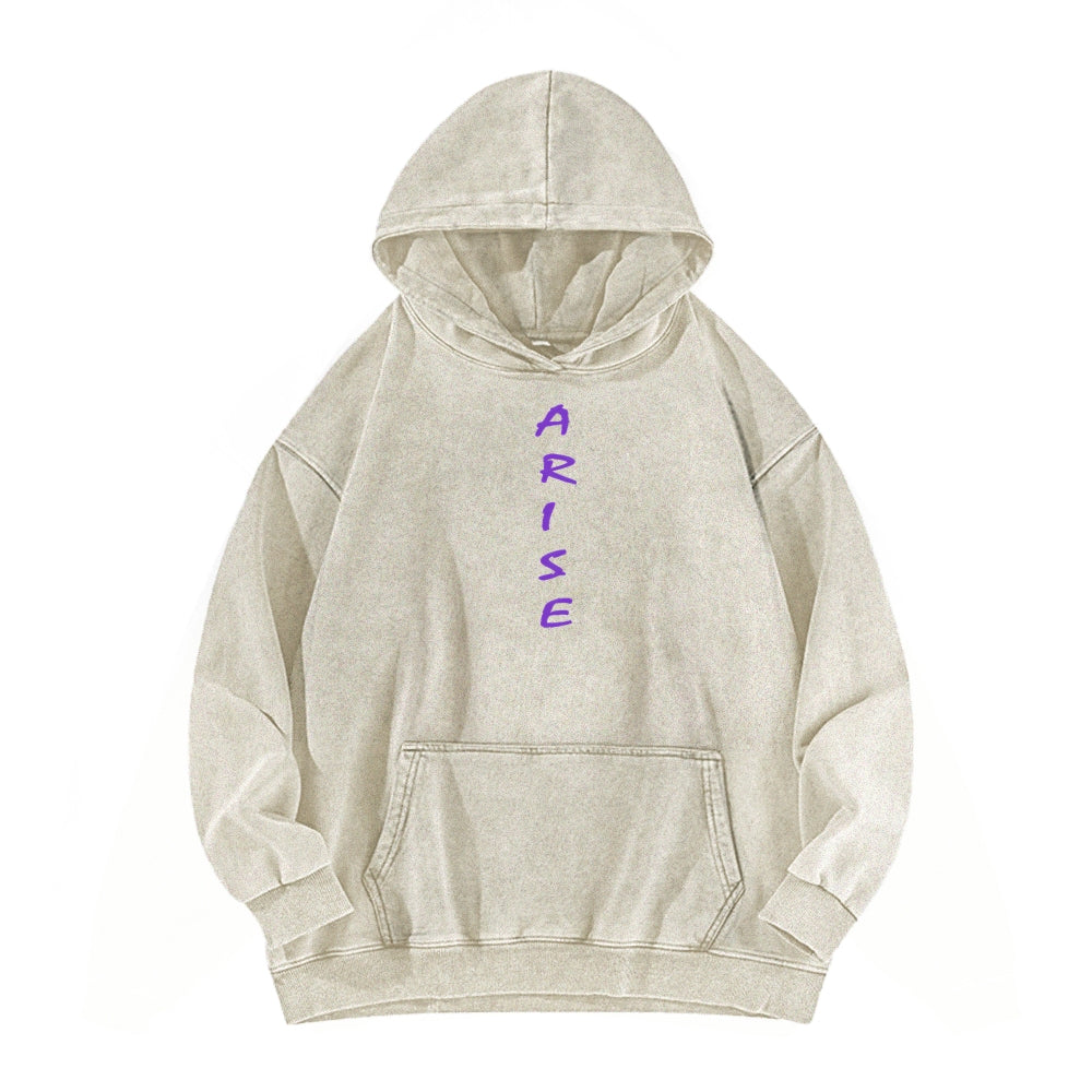 Casual Washed Hoodie ARISE