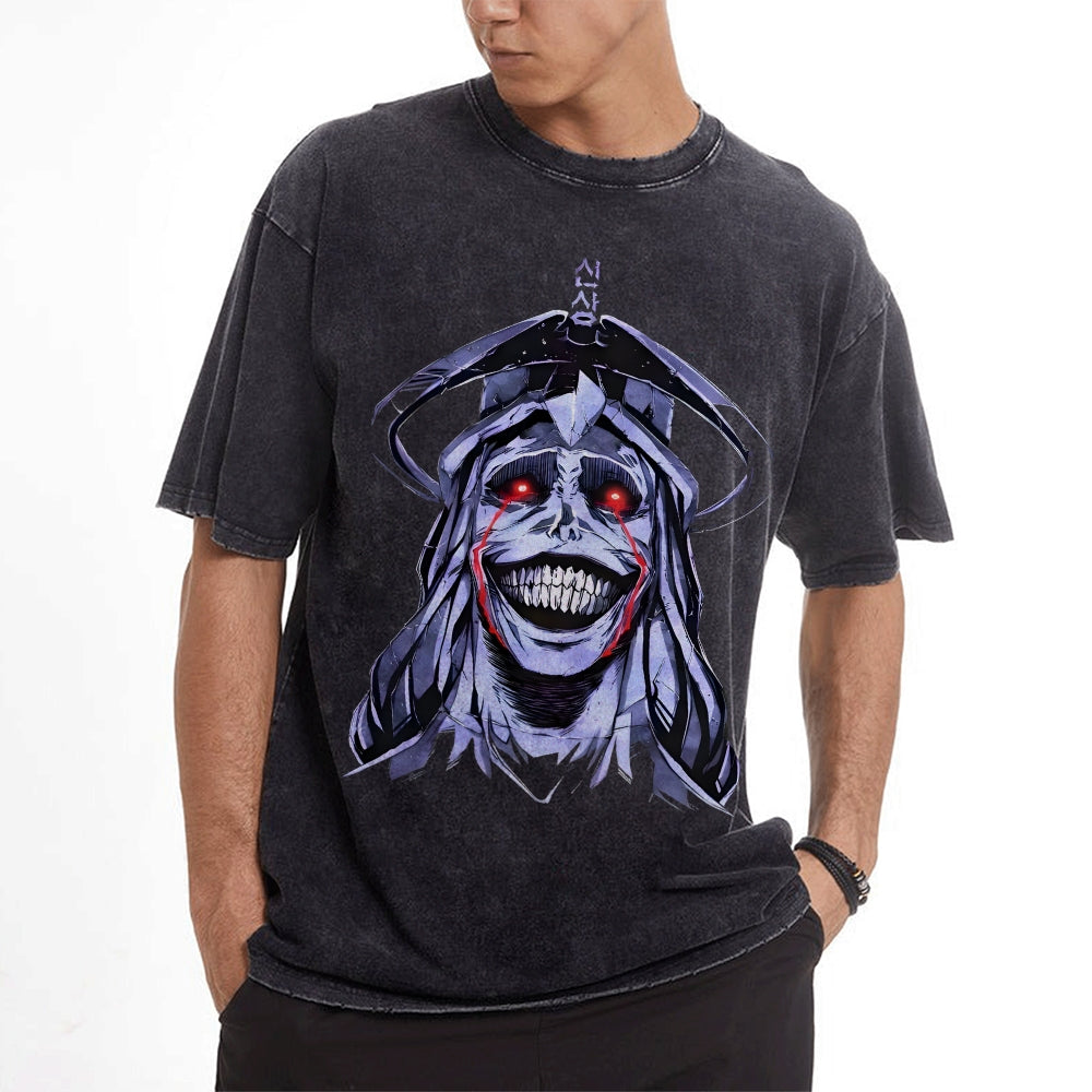 Vintage Oversized T-Shirt Solo-leveling