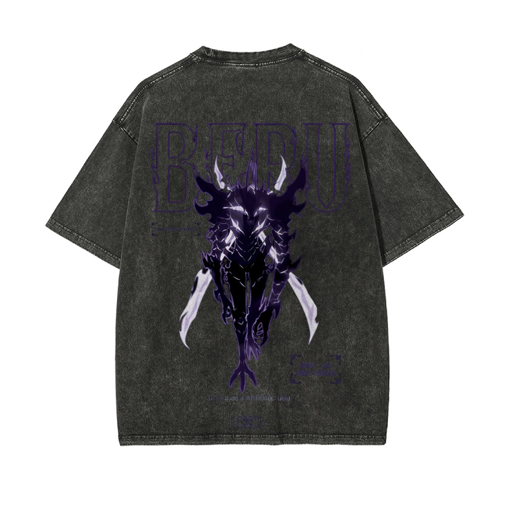 Vintage Oversized T-Shirt Solo-leveling