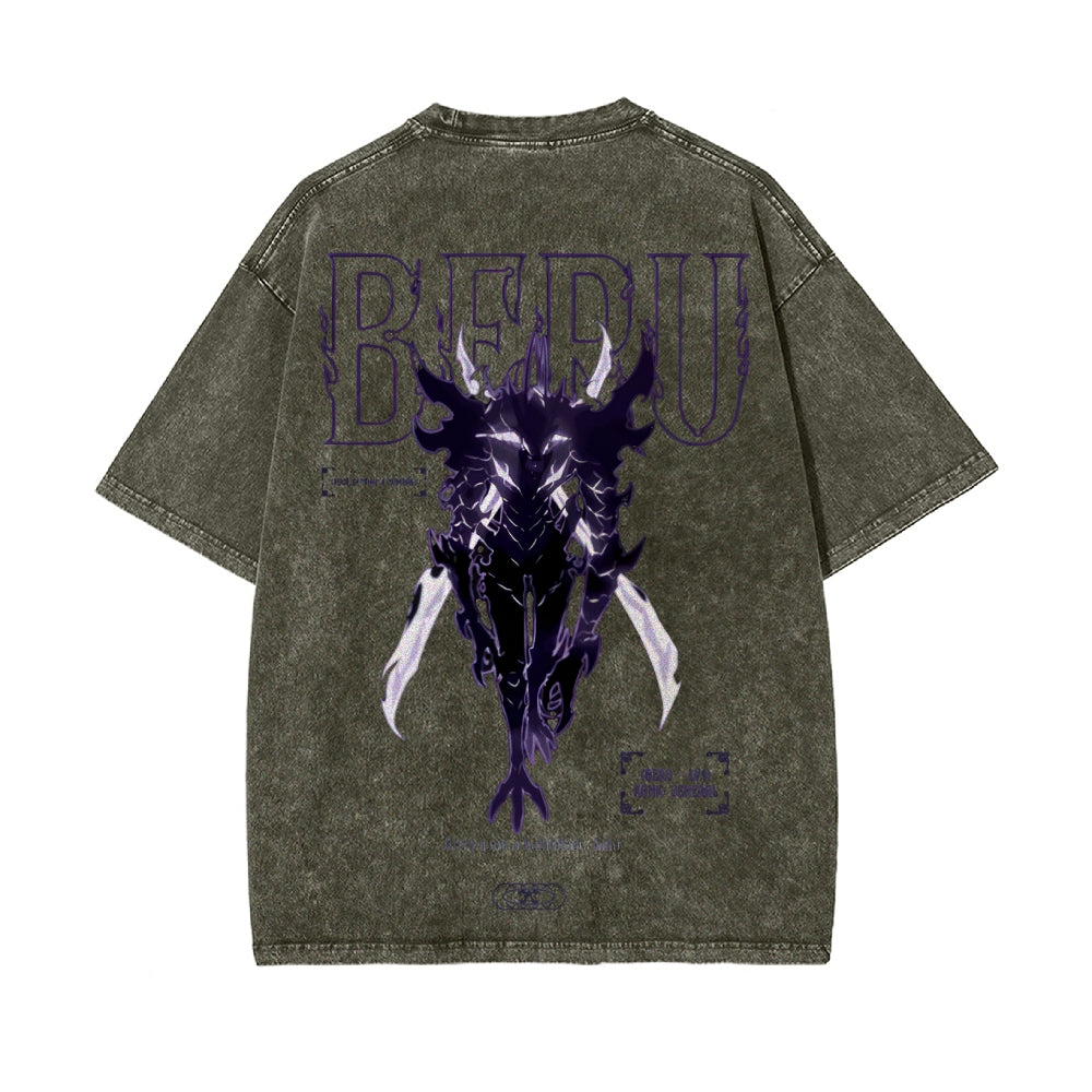 Vintage Oversized T-Shirt Solo-leveling