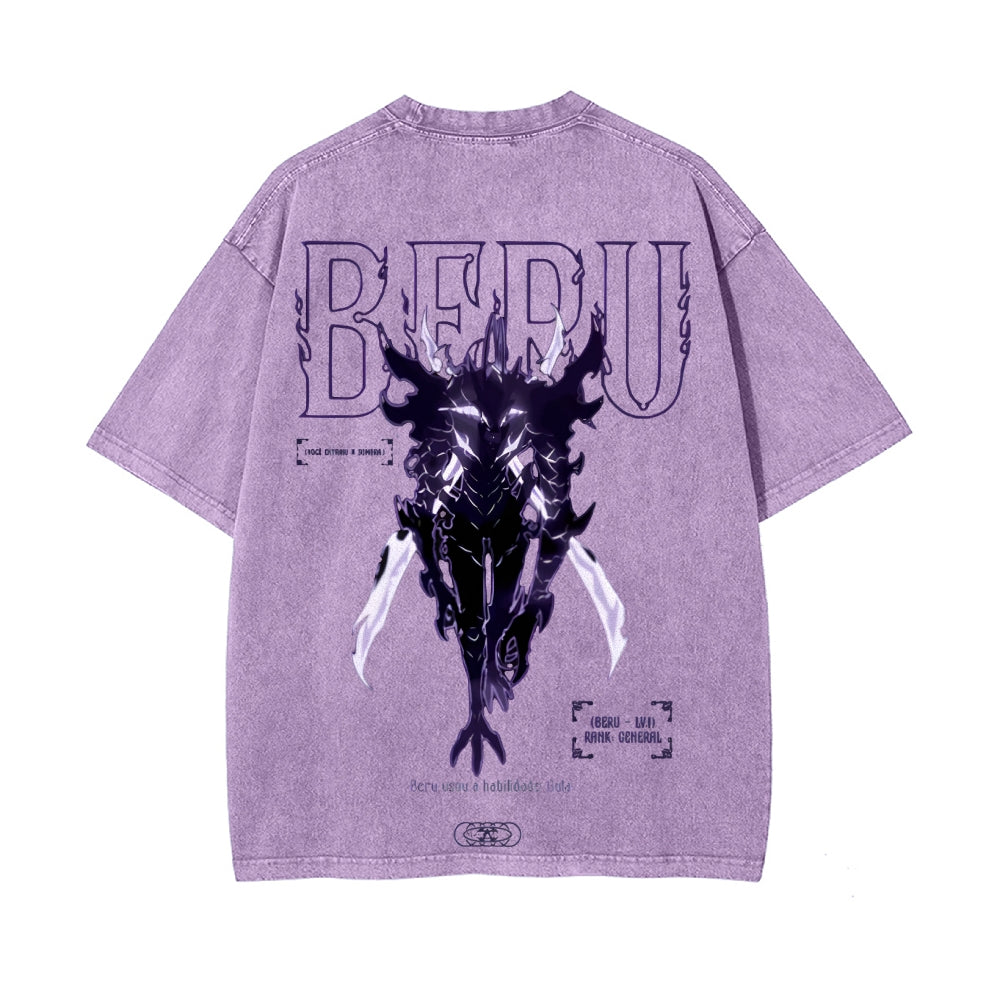 Vintage Oversized T-Shirt Solo-leveling