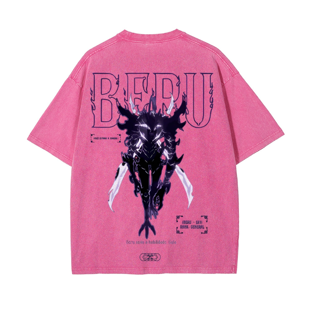 Vintage Oversized T-Shirt Solo-leveling