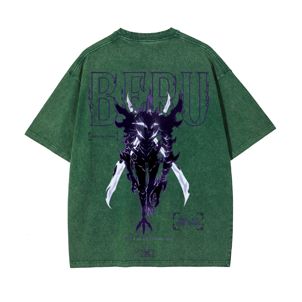 Vintage Oversized T-Shirt Solo-leveling