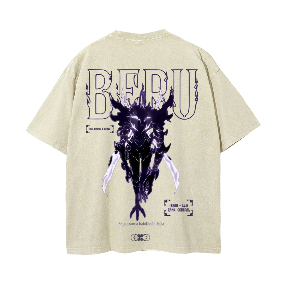 Vintage Oversized T-Shirt Solo-leveling