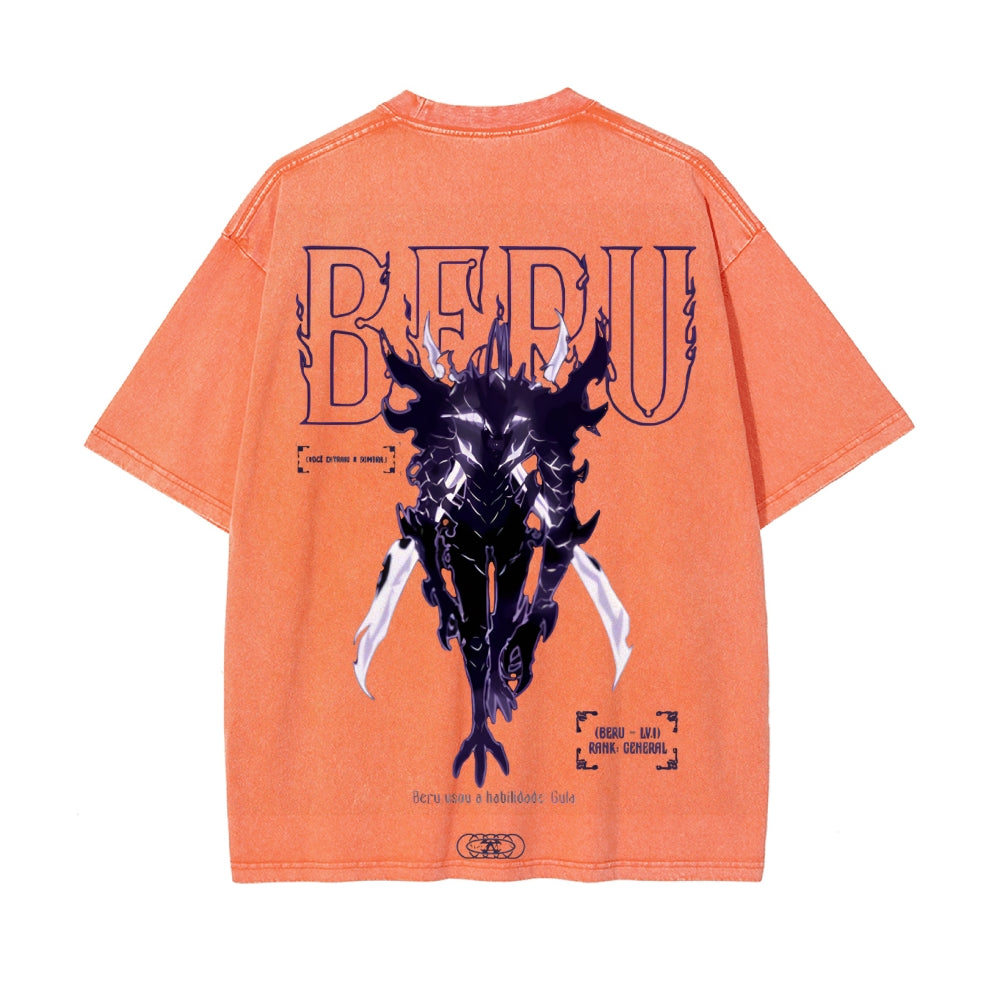 Vintage Oversized T-Shirt Solo-leveling