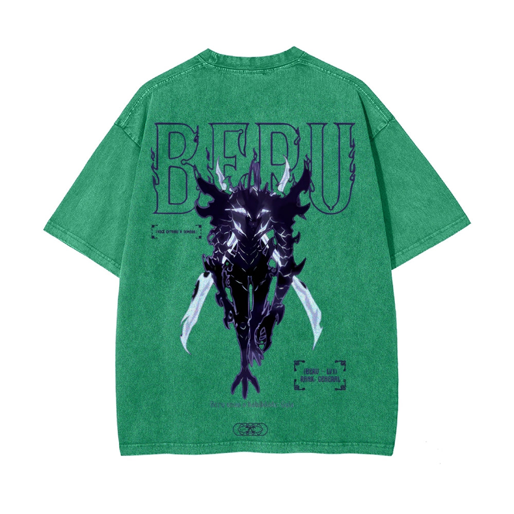 Vintage Oversized T-Shirt Solo-leveling
