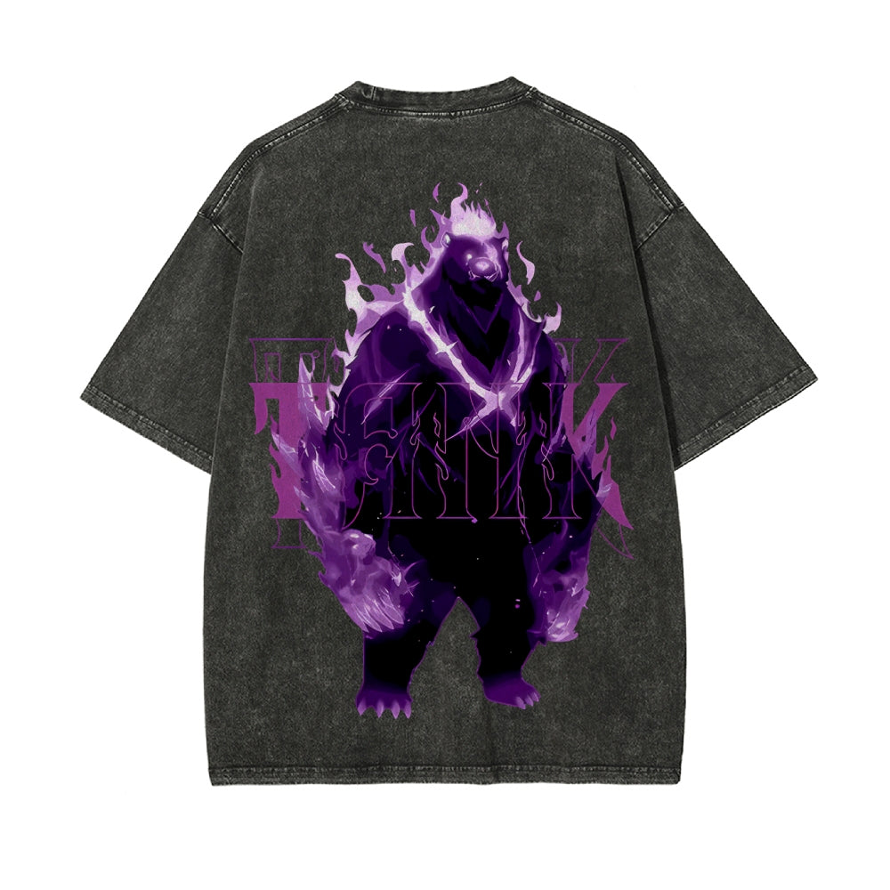 Vintage Oversized T-Shirt Solo-leveling