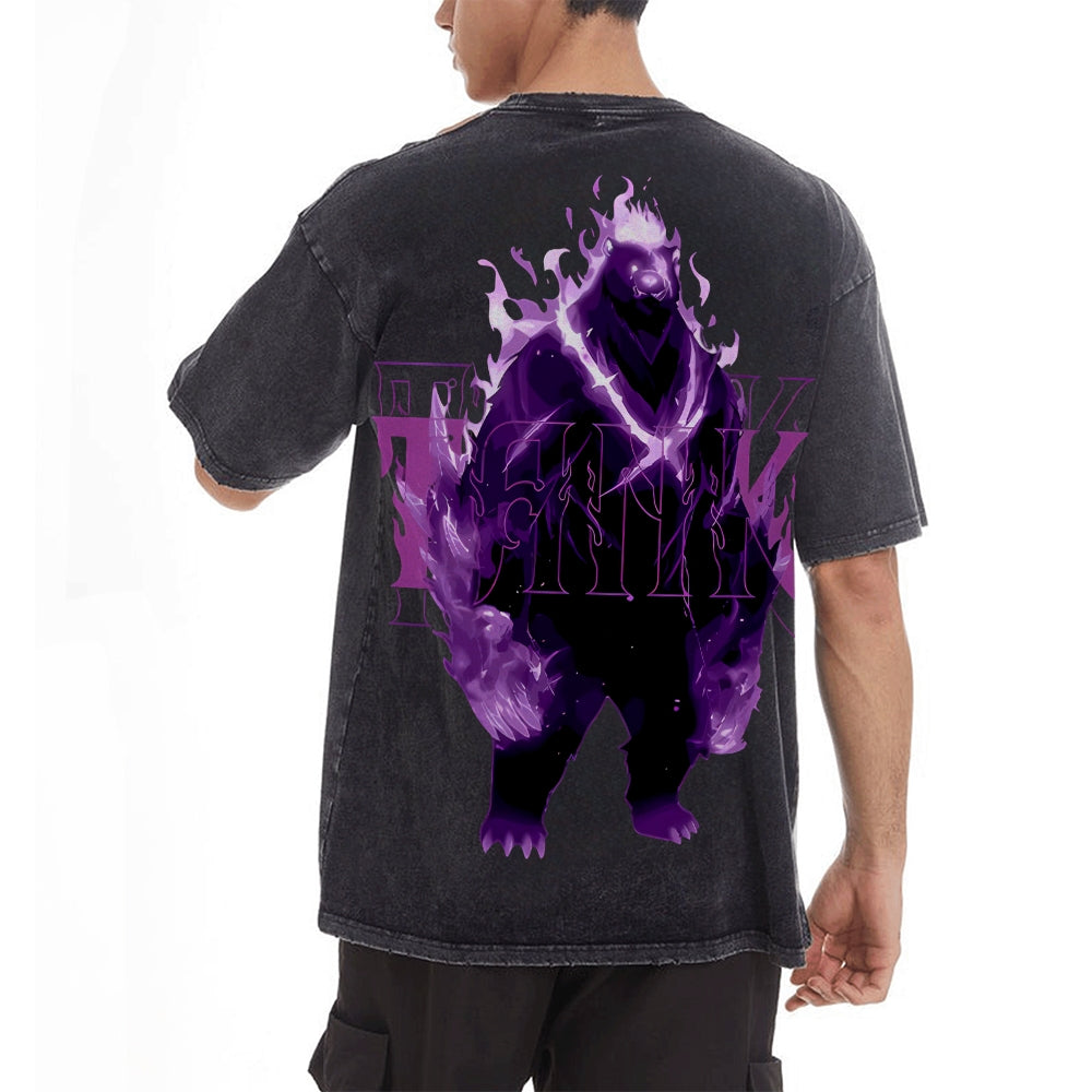 Vintage Oversized T-Shirt Solo-leveling