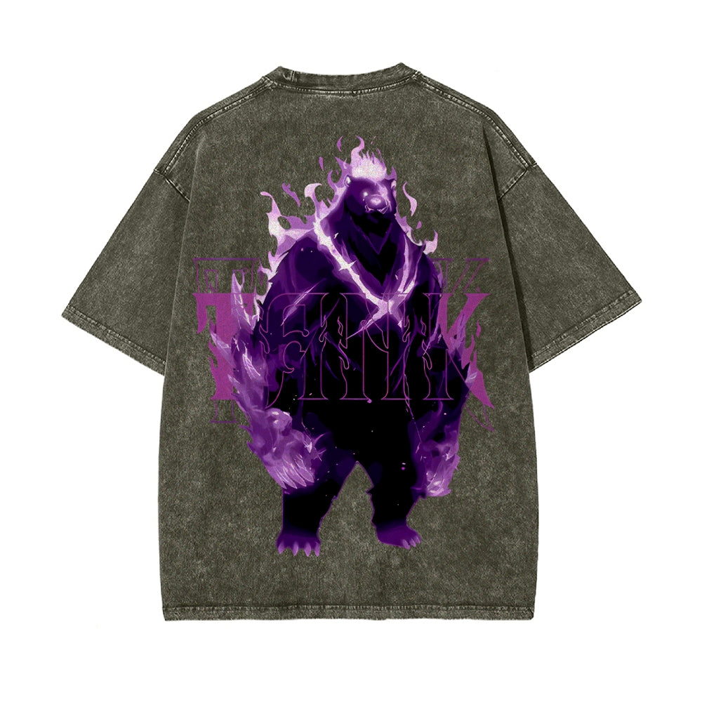 Vintage Oversized T-Shirt Solo-leveling