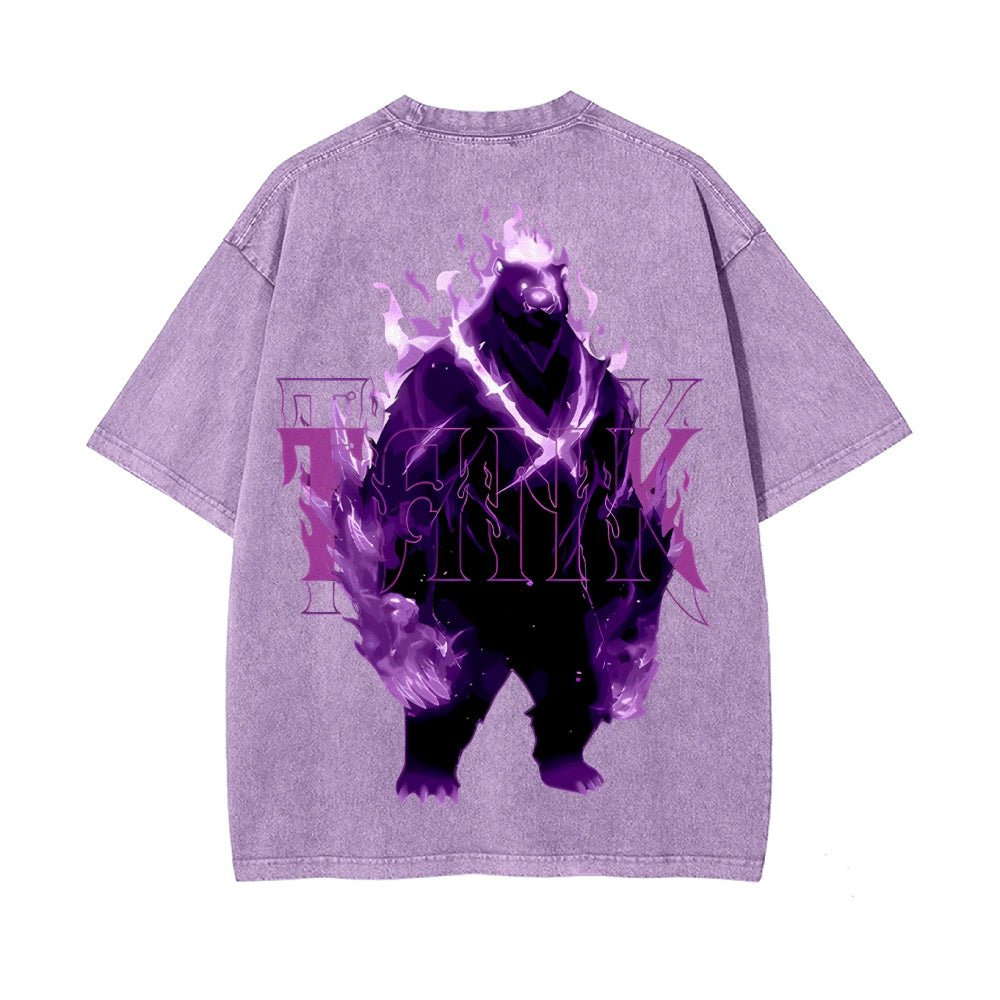 Vintage Oversized T-Shirt Solo-leveling