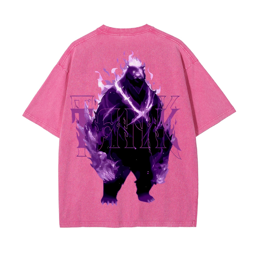 Vintage Oversized T-Shirt Solo-leveling