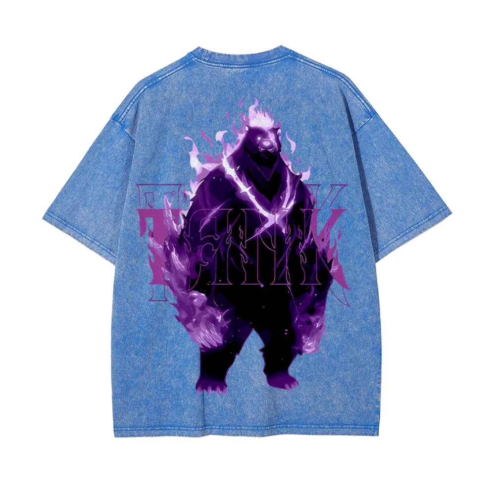 Vintage Oversized T-Shirt Solo-leveling