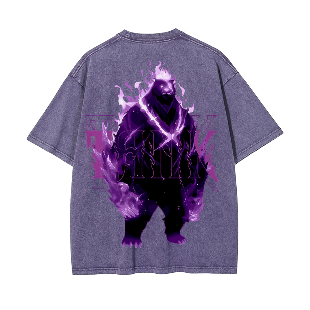 Vintage Oversized T-Shirt Solo-leveling