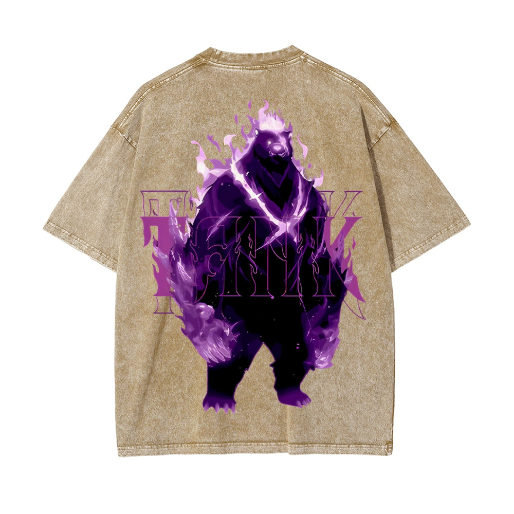 Vintage Oversized T-Shirt Solo-leveling