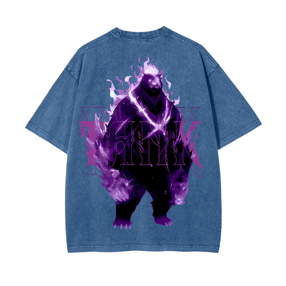 Vintage Oversized T-Shirt Solo-leveling