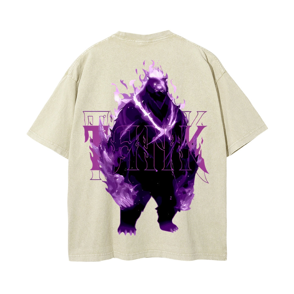 Vintage Oversized T-Shirt Solo-leveling