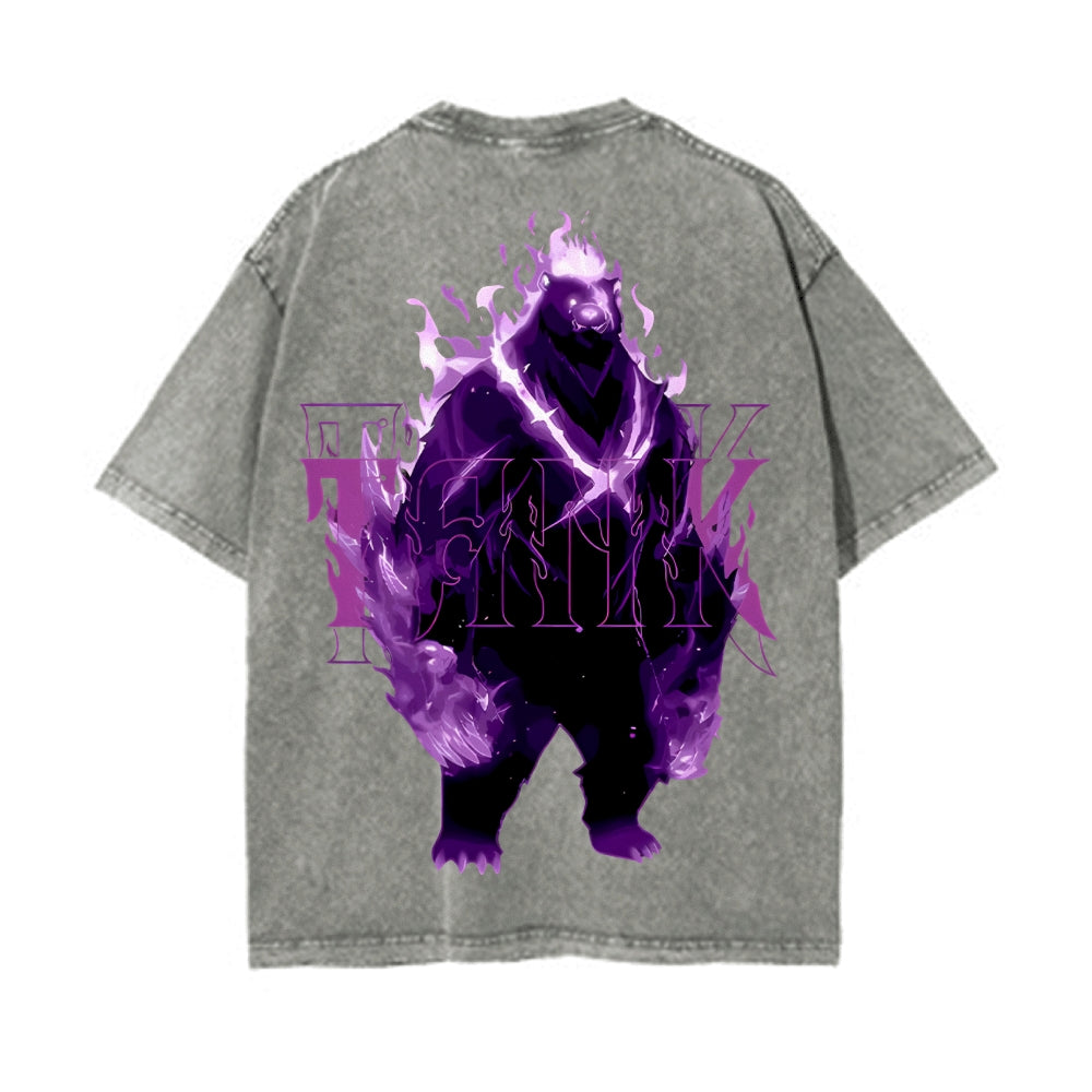 Vintage Oversized T-Shirt Solo-leveling