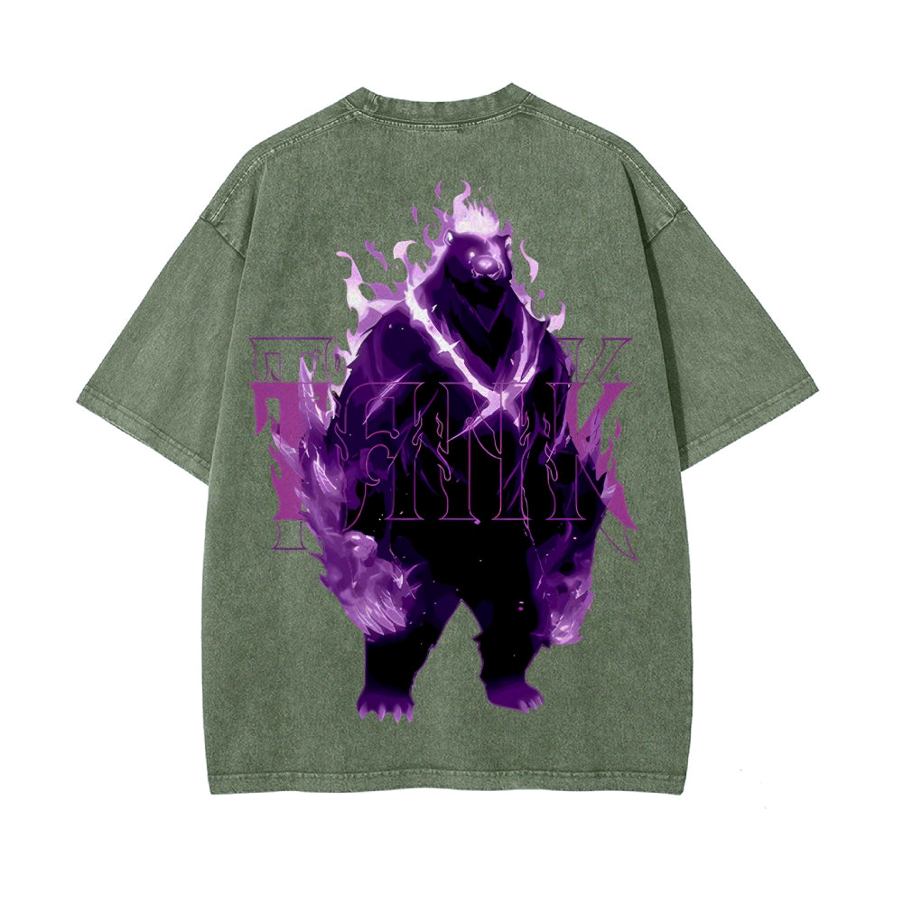 Vintage Oversized T-Shirt Solo-leveling