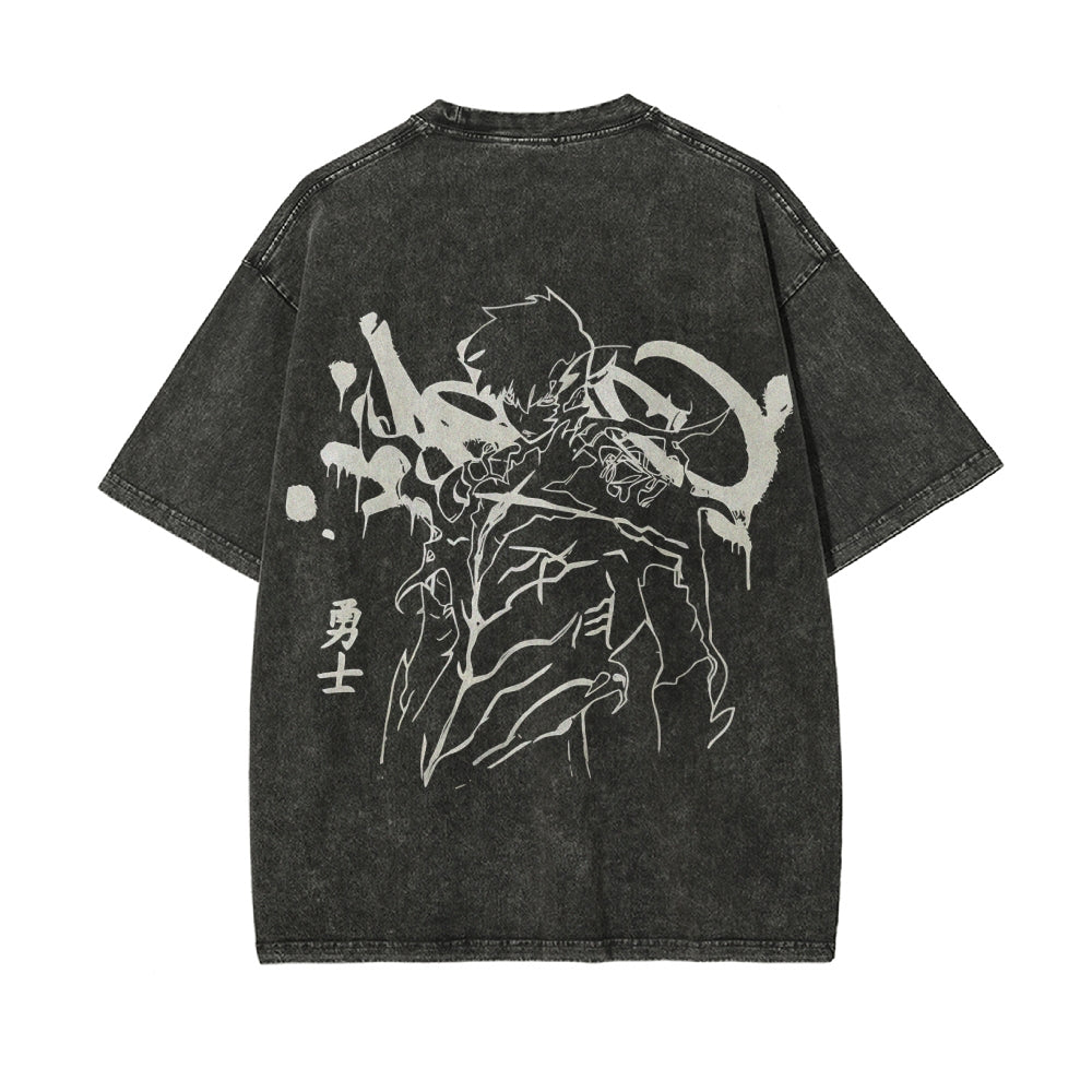 Vintage Oversized T-Shirt solo leveling