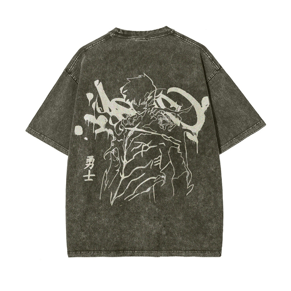 Vintage Oversized T-Shirt solo leveling