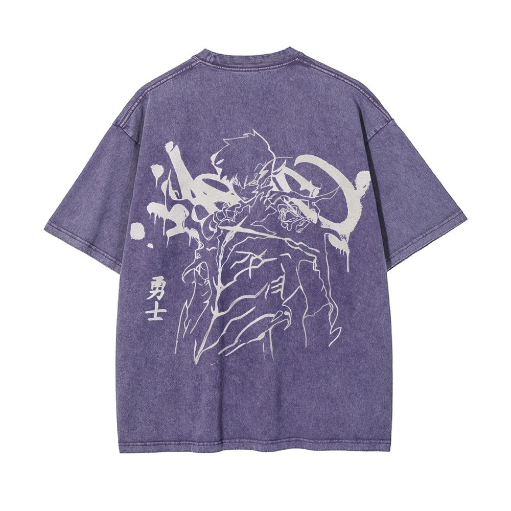 Vintage Oversized T-Shirt solo leveling
