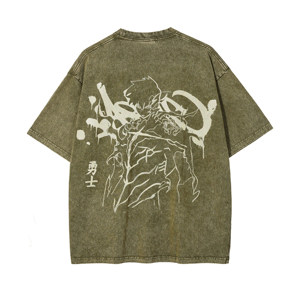 Vintage Oversized T-Shirt solo leveling
