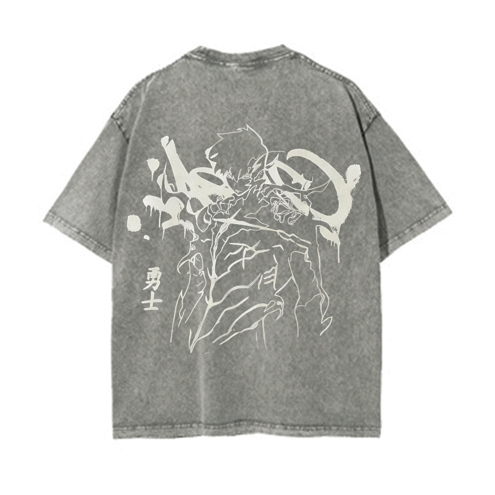 Vintage Oversized T-Shirt solo leveling