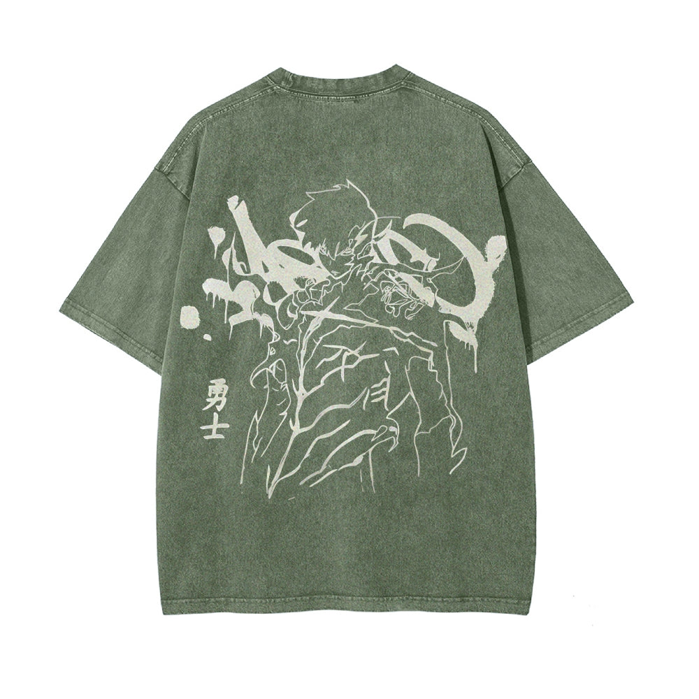 Vintage Oversized T-Shirt solo leveling
