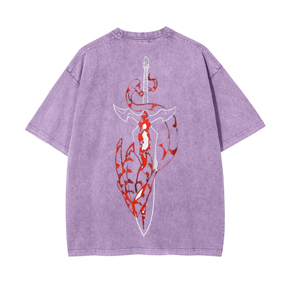 Vintage Oversized T-Shirt solo leveling