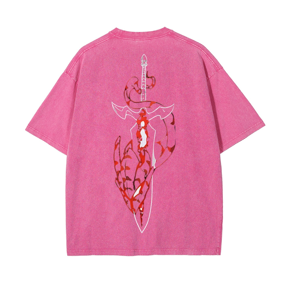 Vintage Oversized T-Shirt solo leveling
