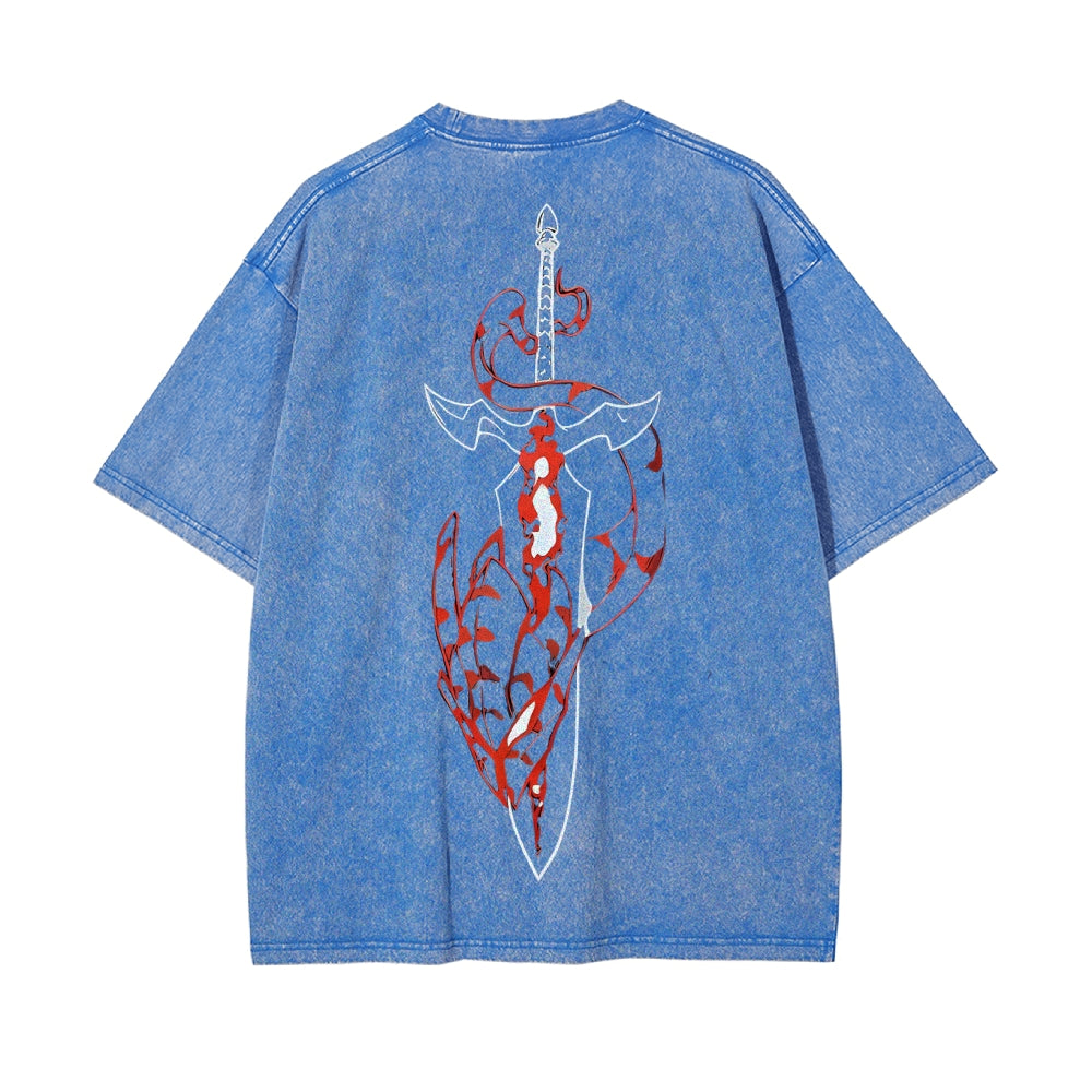 Vintage Oversized T-Shirt solo leveling