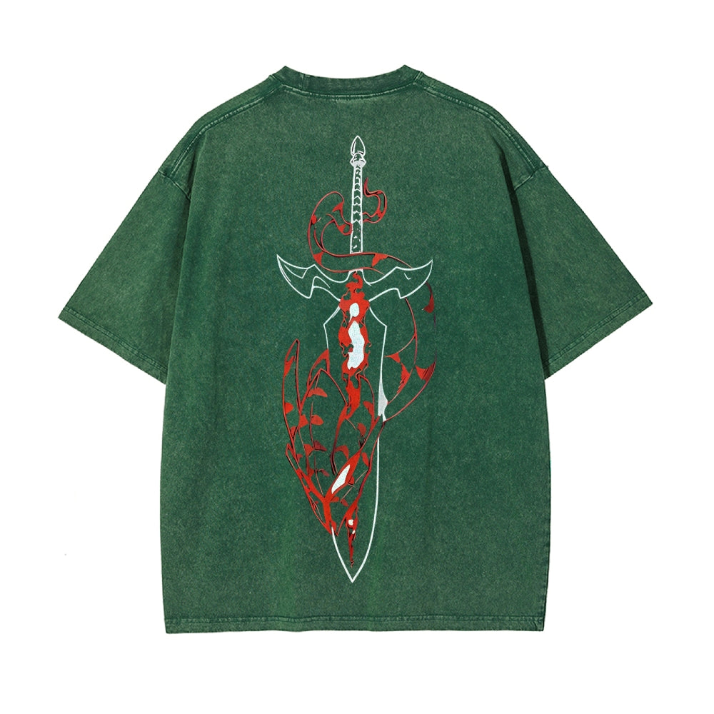 Vintage Oversized T-Shirt solo leveling