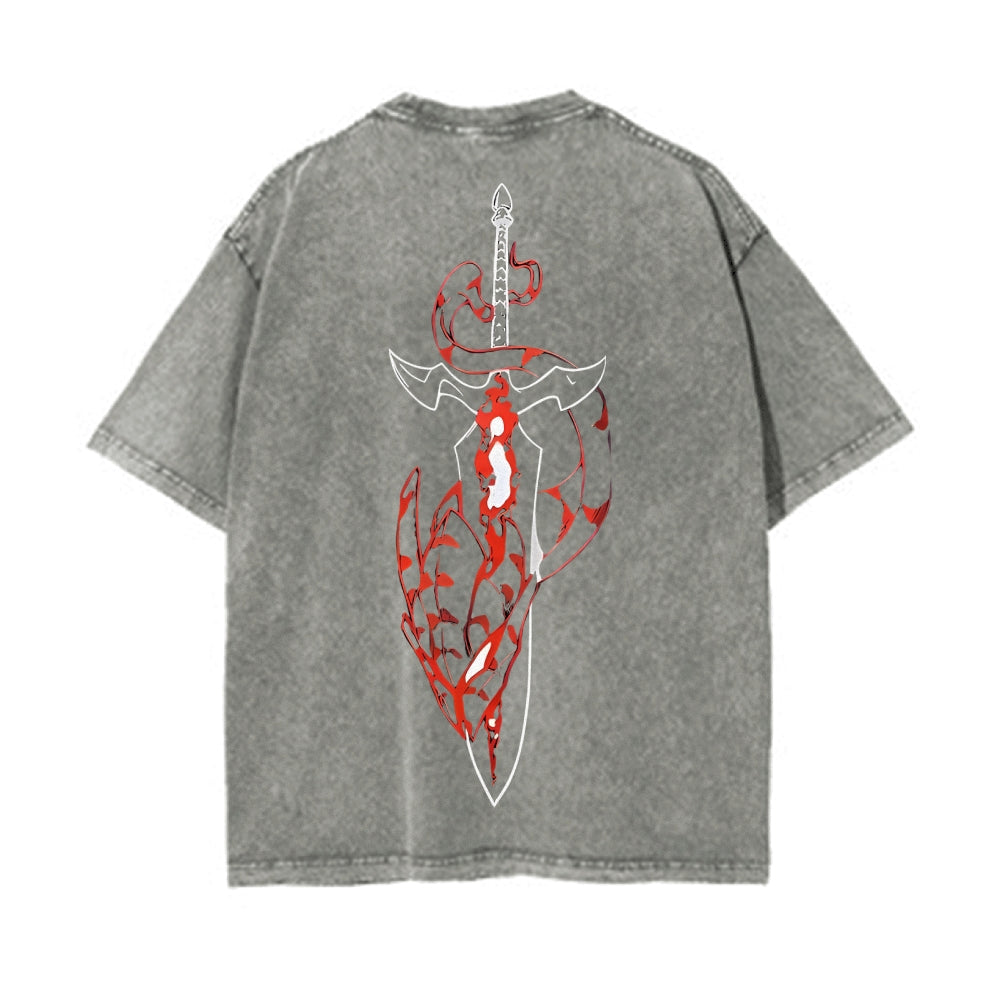 Vintage Oversized T-Shirt solo leveling