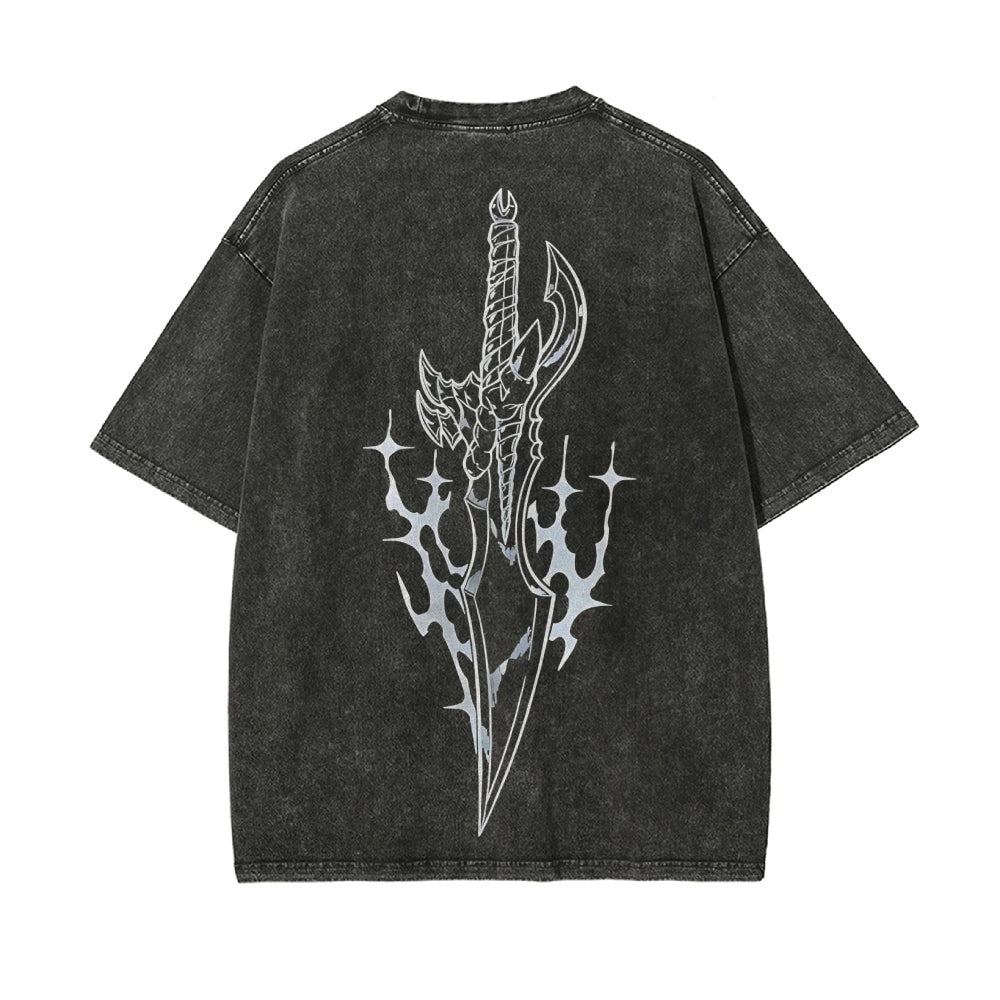 Vintage Oversized T-Shirt solo leveling