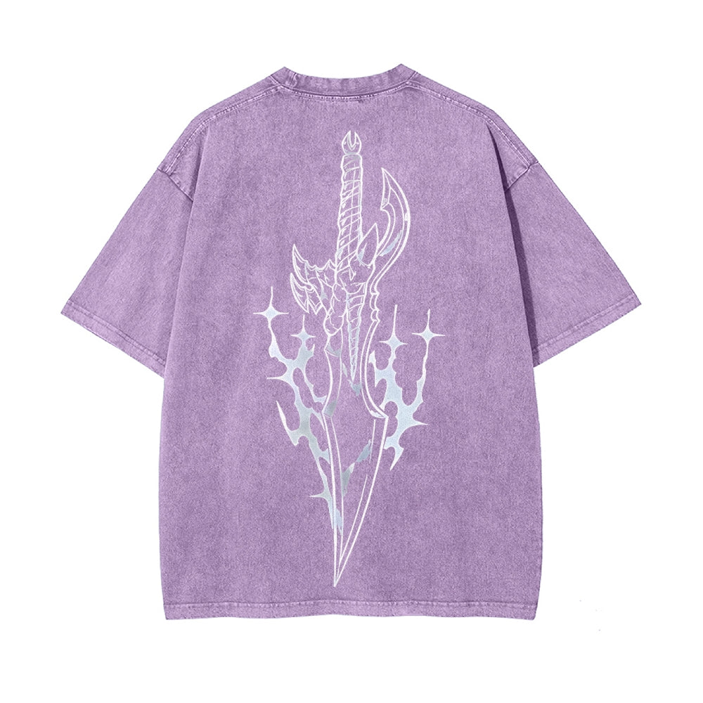 Vintage Oversized T-Shirt solo leveling