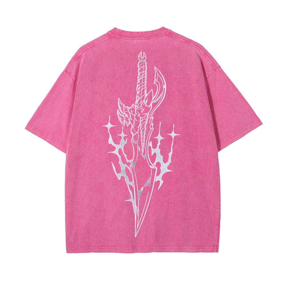 Vintage Oversized T-Shirt solo leveling