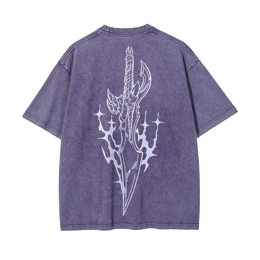 Vintage Oversized T-Shirt solo leveling