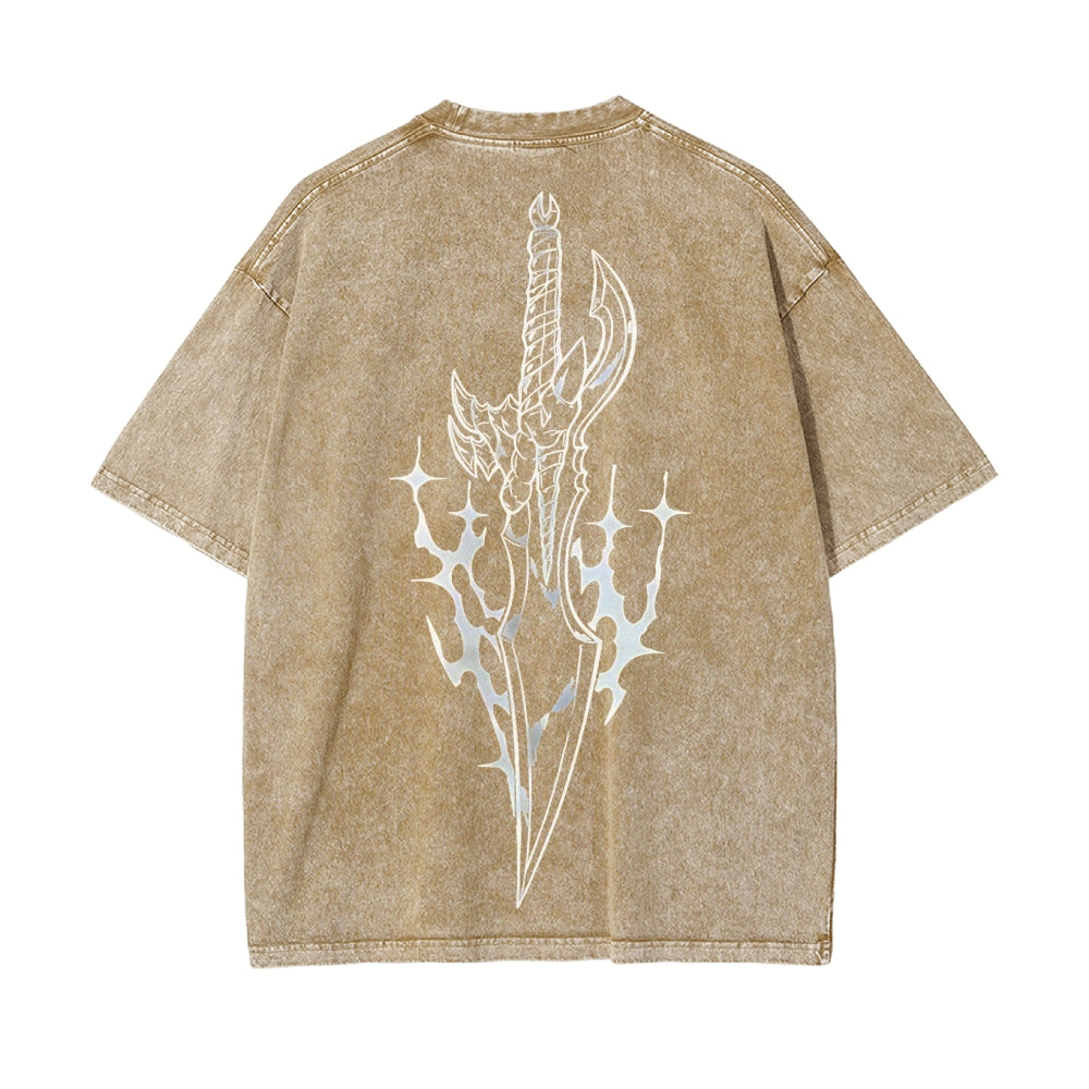 Vintage Oversized T-Shirt solo leveling