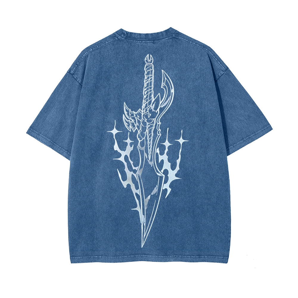 Vintage Oversized T-Shirt solo leveling