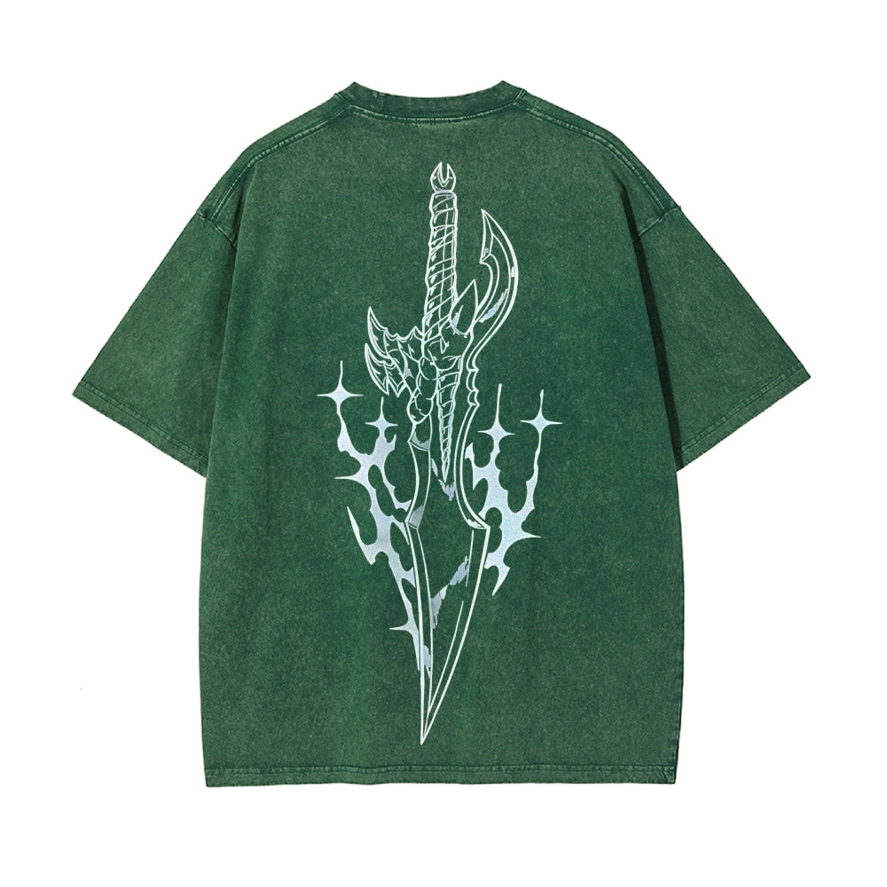 Vintage Oversized T-Shirt solo leveling