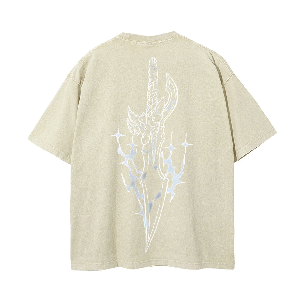 Vintage Oversized T-Shirt solo leveling